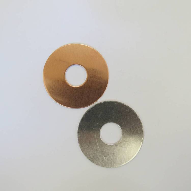 沪康铜铝复合垫圈402mm铜铝双金属垫圈铜铝复合板规格