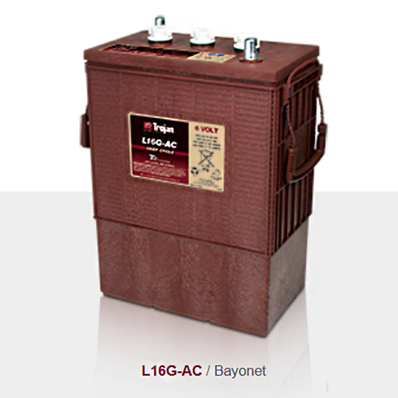 美国Trojan邱健蓄电池L16G-AC6V390AH升降平台