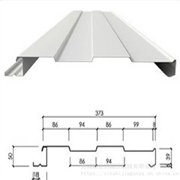 无锡新世杰供应全国地区压型钢板横装彩钢板S-373型墙面板