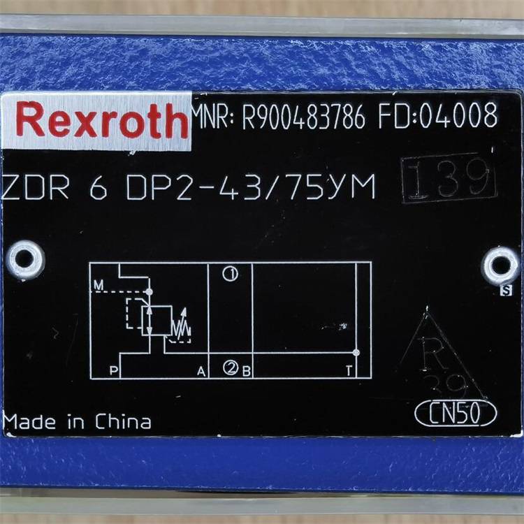 Rexroth/R900483786ZDR6DP2-4X/75YM/直动式减压阀