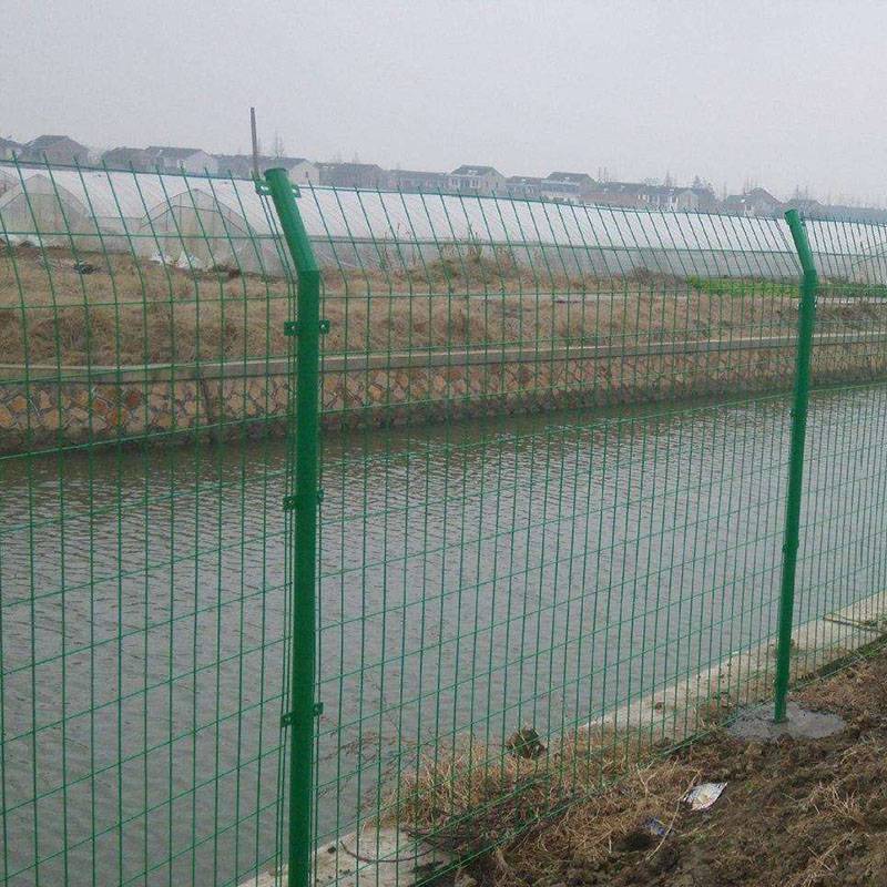 公路圈地双边丝护栏网气象局外围围网金属围栏铁路护栏围栏网