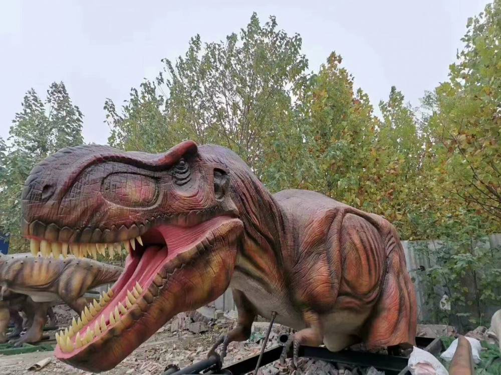 大型恐龙模型出售仿真动物制作出租钢骨架稳固玩的安全