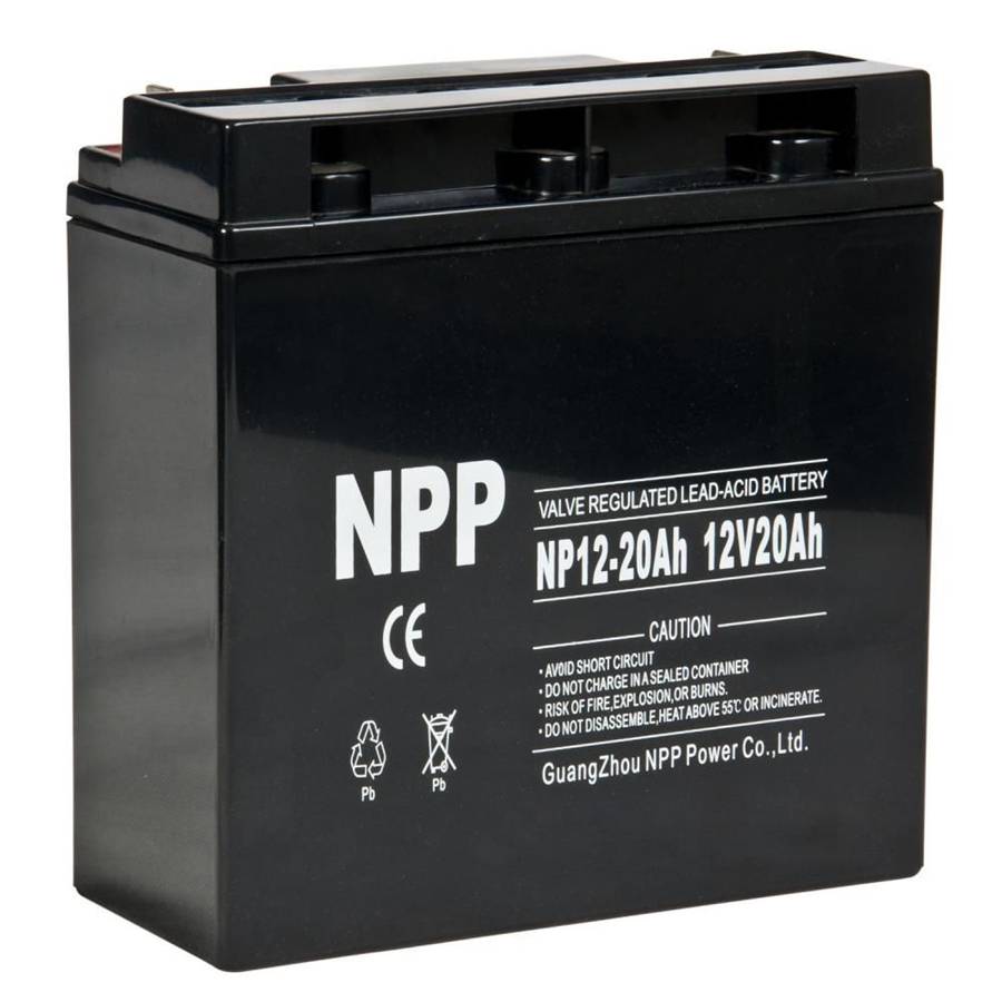 NPP耐普蓄电池NP12-20Ah12V20AH应急照明音响设备警报系统