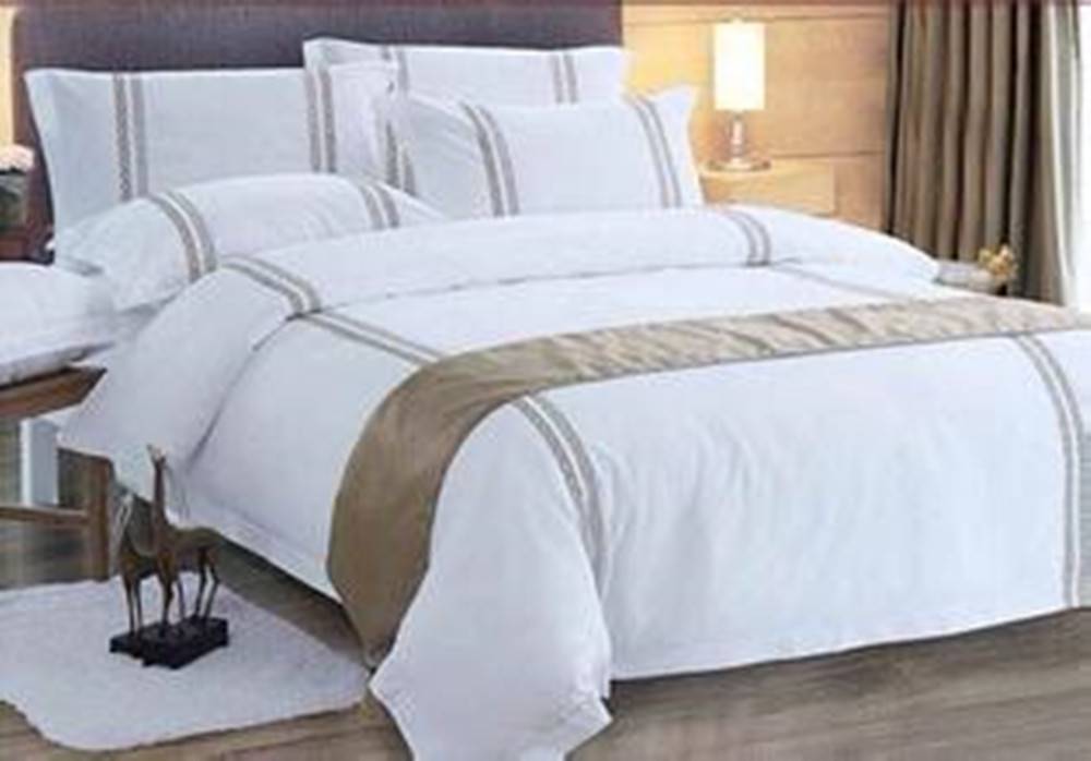 北京学生公寓纯棉床上用品定制 欧尚维景床上用品 新款工艺