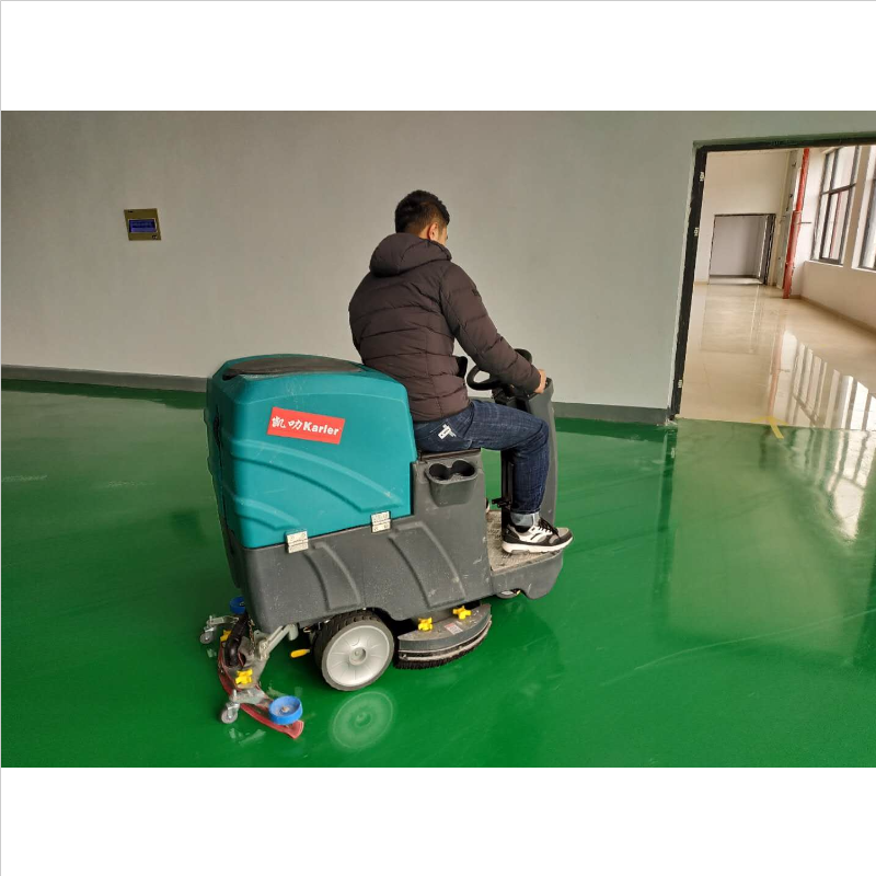 农贸菜市场地面污渍油水拖地机驾驶式洗地机凯叻HY70