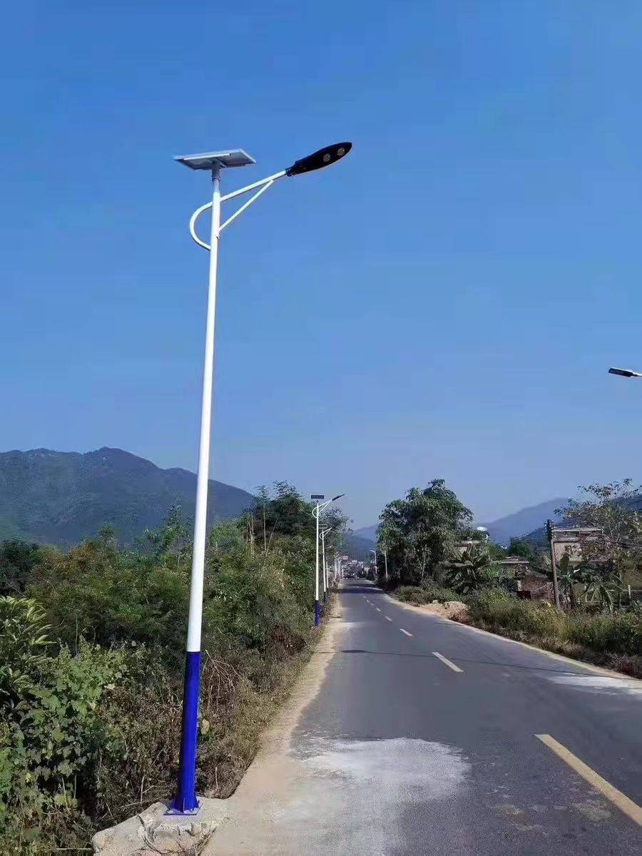 路灯太阳能板参数河北容城项目专用太阳能路灯雄安新区农村道路亮化工程