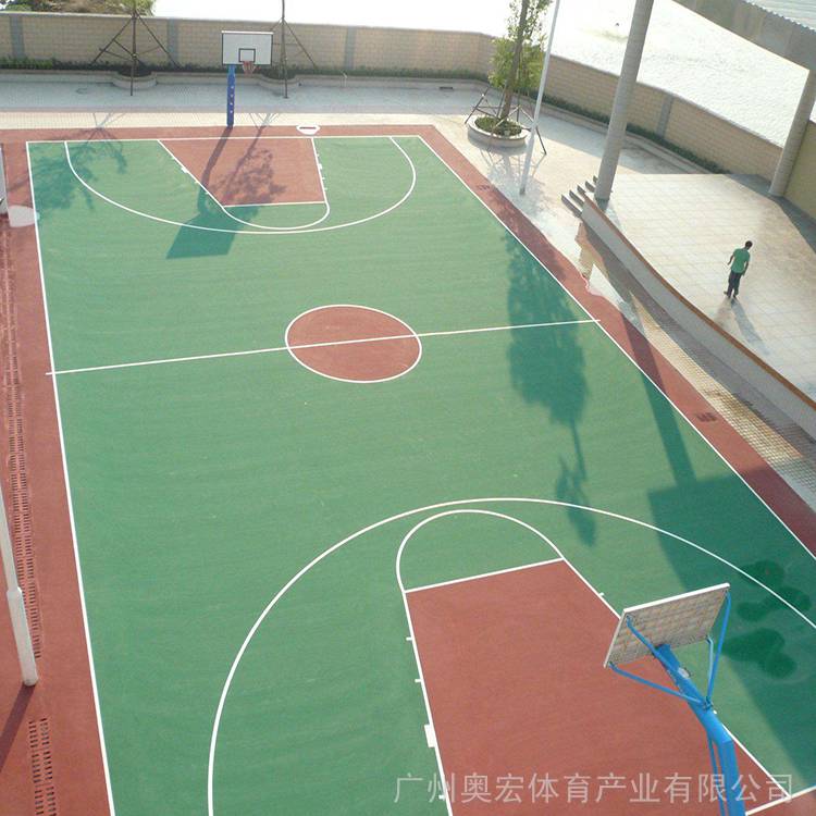 福建硅pu篮球场，厦门篮球场施工价格，塑胶地板篮球场