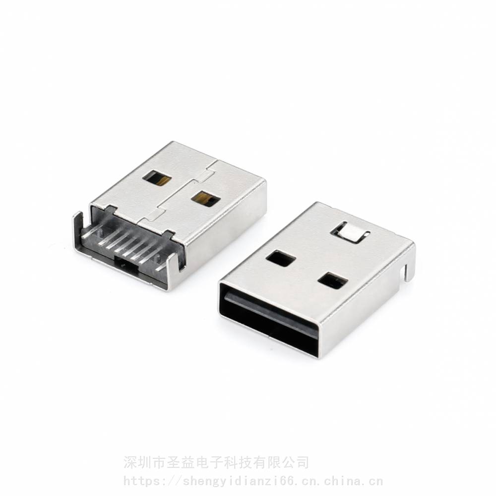 USB20A公正反插AM8P沉板贴片SMT沉板23