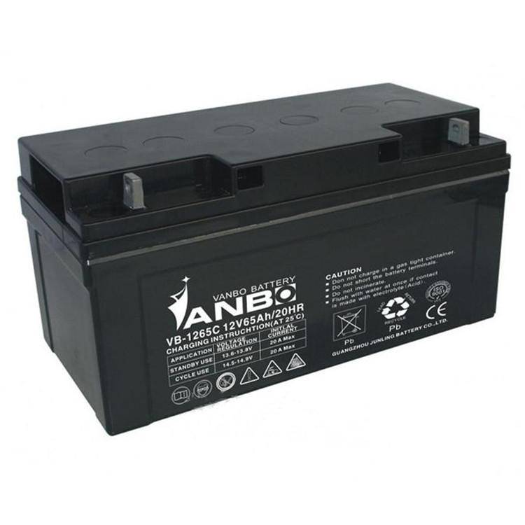 威博蓄电池VB-1238CVANBO免维护电池12V38AH/20HR高压配电柜用