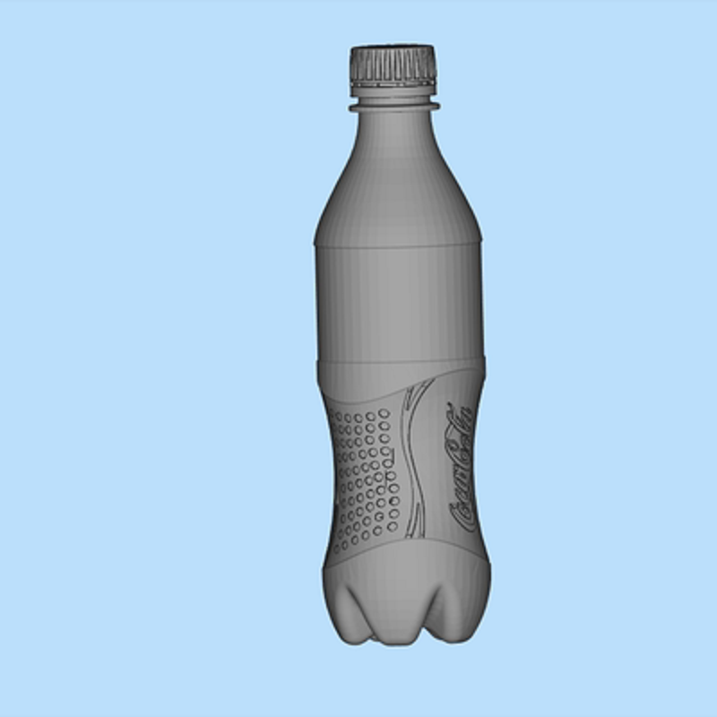 3D建模饮料瓶500ml打样瓶型设计pet快速无需开模具矿泉水包装
