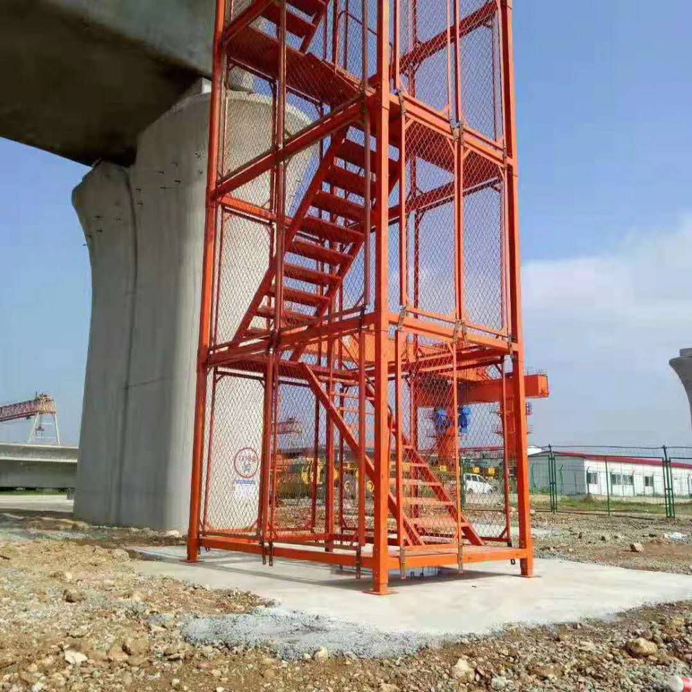 【艳军金属】路桥施工梯笼 组装式梯笼 建筑梯笼 规格齐全 支持定制