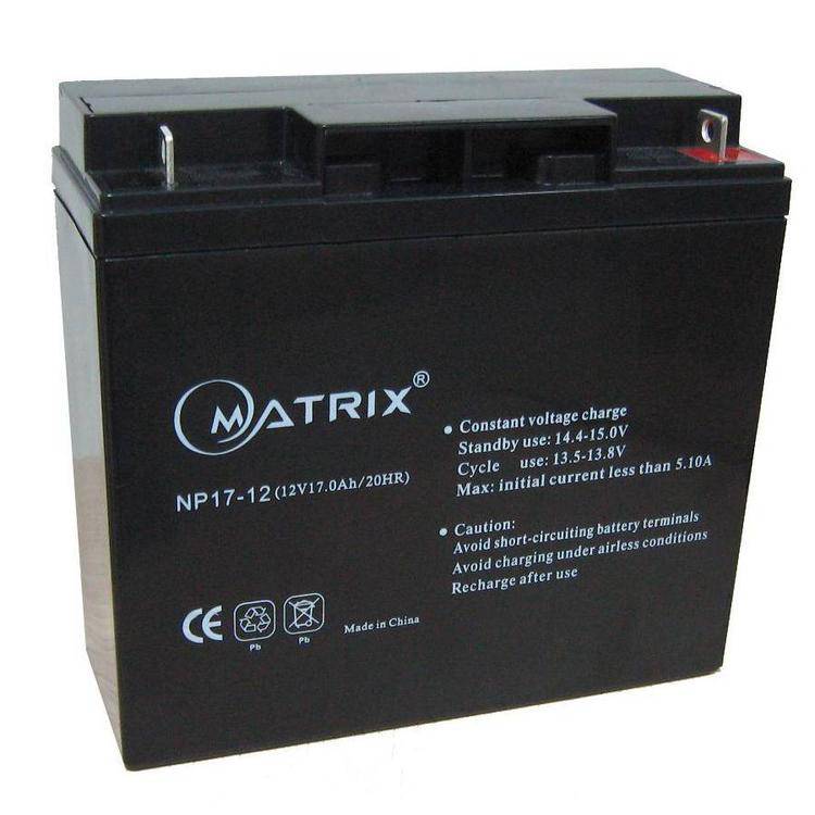 MATRIX蓄电池NP17-1212V17AH/10HR直流屏电源柜用免维护系列