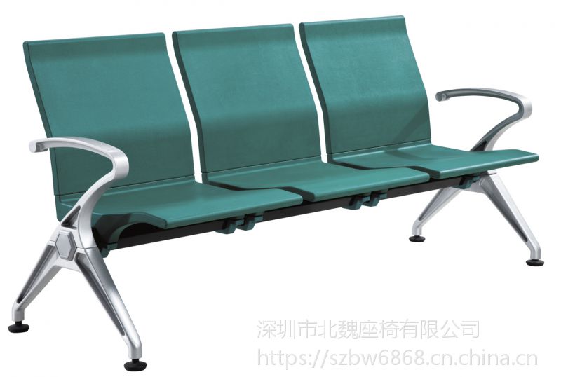 PU聚氨酯自结皮机场椅公共联排座椅休息等候椅