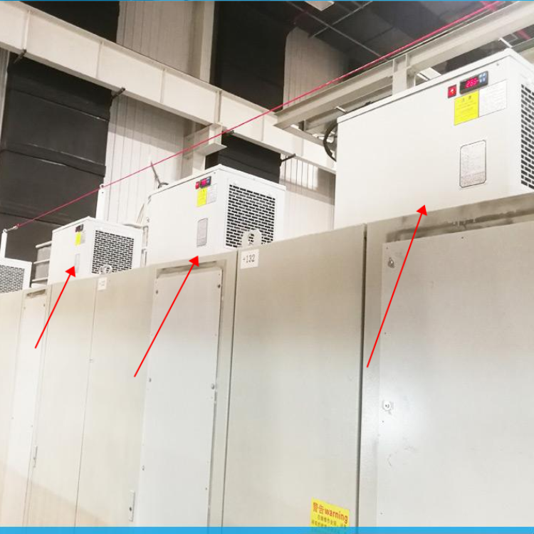 顶部安装机柜空调规格齐全上海全锐电气柜顶装空调