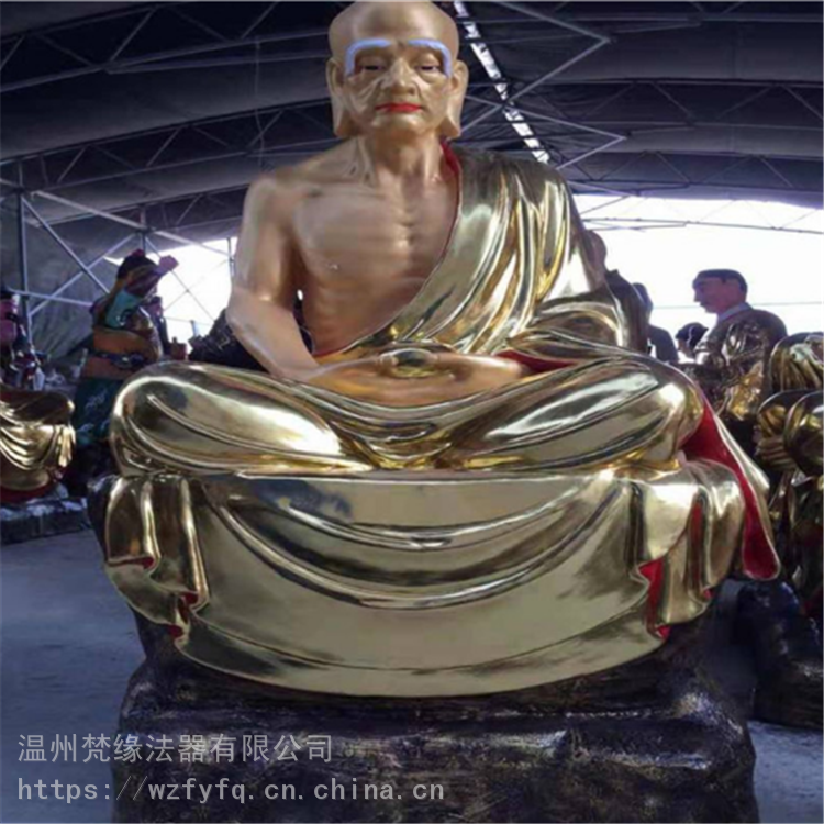 梵缘法器 坐像十八罗汉像 铜雕十八罗汉 生产厂家