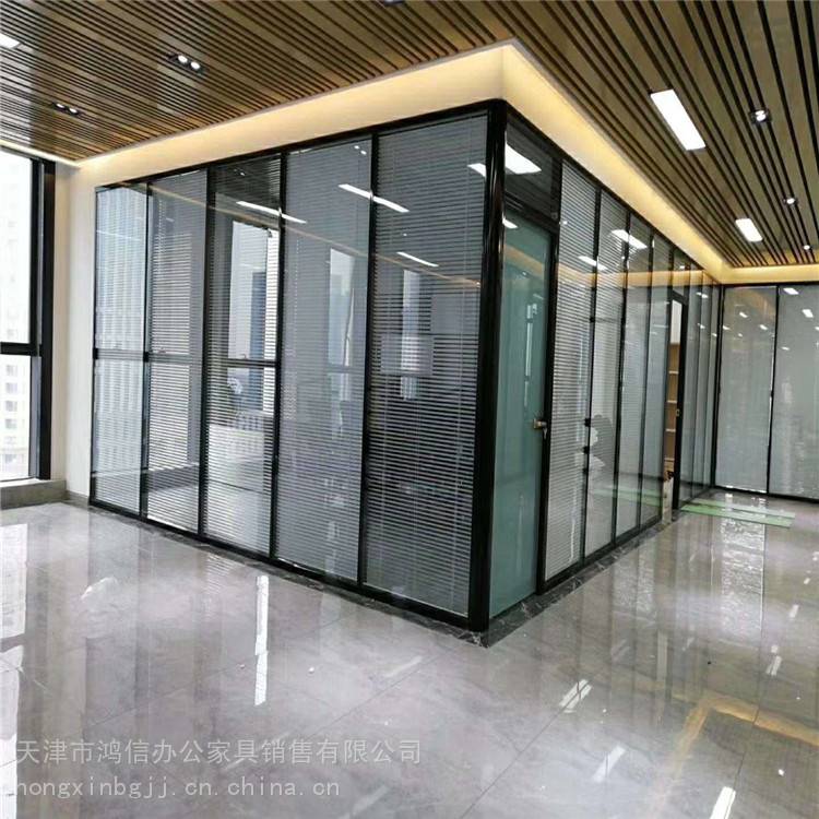 天津玻璃隔断厂家，屏风隔断批发，隐框玻璃隔断，86款