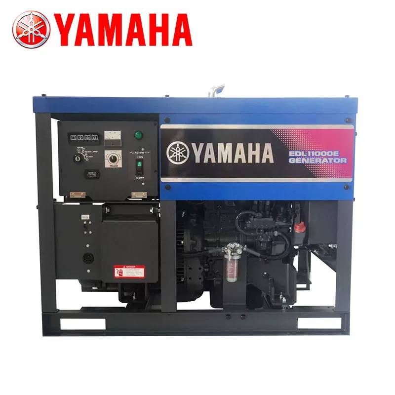 yamaha雅马哈88KW单相220V三缸水冷EDL11000E大型商用工程柴油发电机组