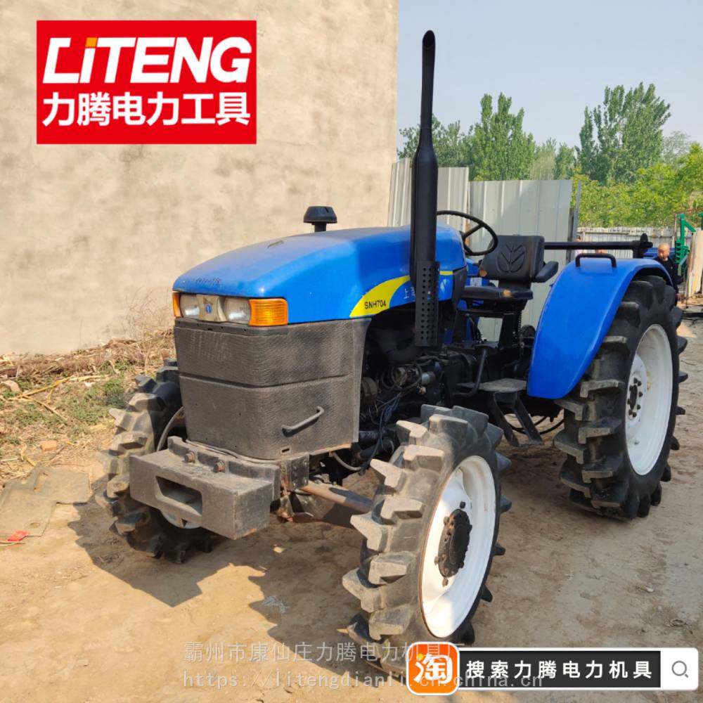 线路施工拖拉机绞磨四轮绞磨牵引机拖拉机牵引绞盘大吨位二手拖拉机改装绞磨