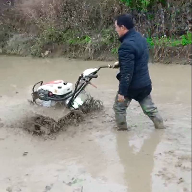 小白龙微耕机小型农用手扶耕地翻松土打田耕田多功能旋耕机