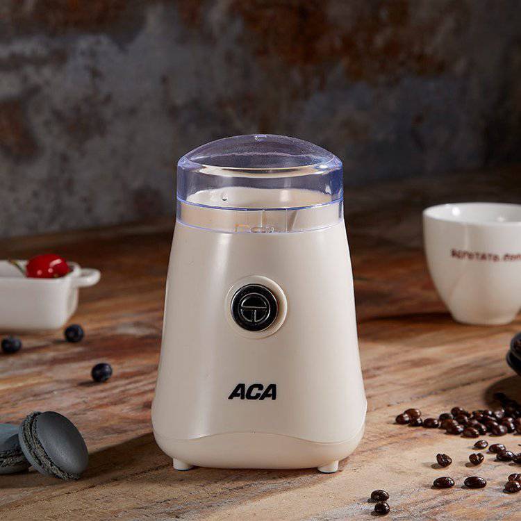 ACA北美电器C15电动研磨机小型家用磨豆机便携式咖啡豆粉碎机