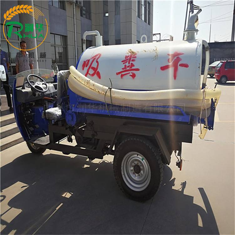 养牛场粪便抽吸车两立方柴油吸粪车乡下化粪池清理车