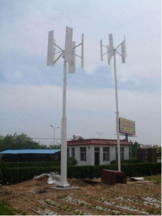 磁悬浮垂直轴h型风力发电机300w高效能发电