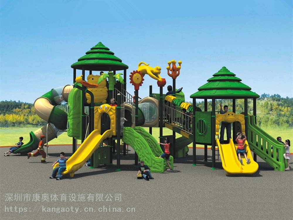 广东森林系列儿童滑梯厂家动物造型儿童滑滑梯价格室外组合儿童滑梯