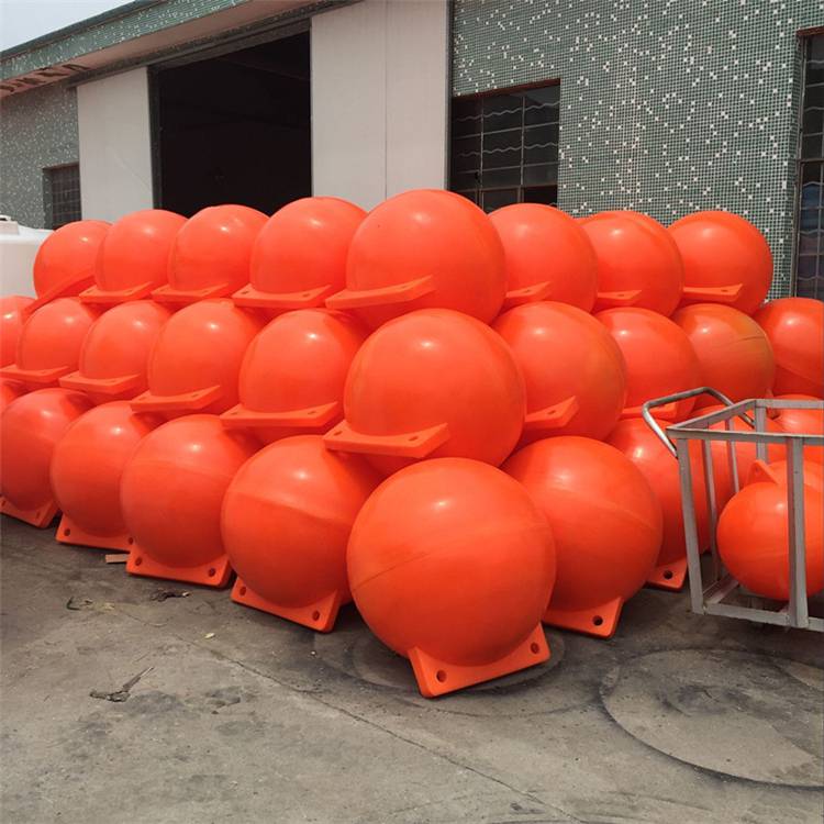 厂家生产30公分警戒浮球40厘米通孔浮子养殖用浮漂