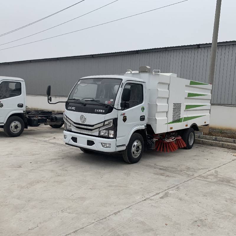 环卫国六扫路车_东风多利卡D6扫路车_不锈钢