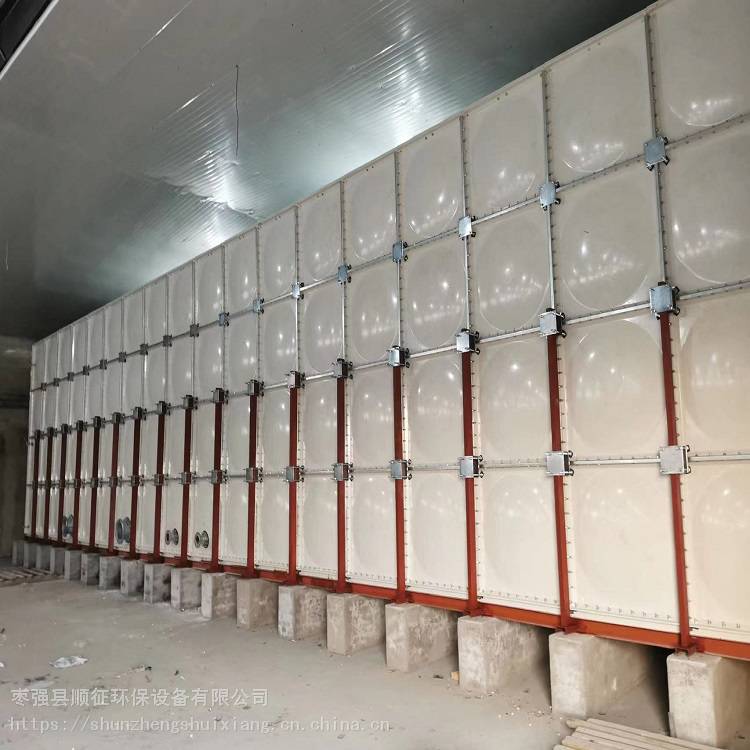 SMC玻璃钢水箱人防消防水箱保温蓄水池成品材料安装
