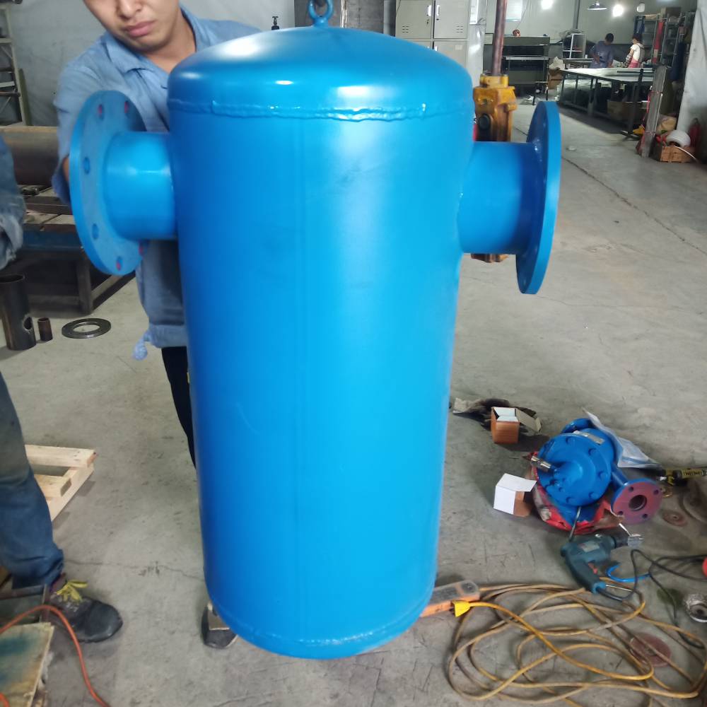 迈特饱和蒸汽压缩空气汽水分离器旋风式滤芯式汽水分离器dn25