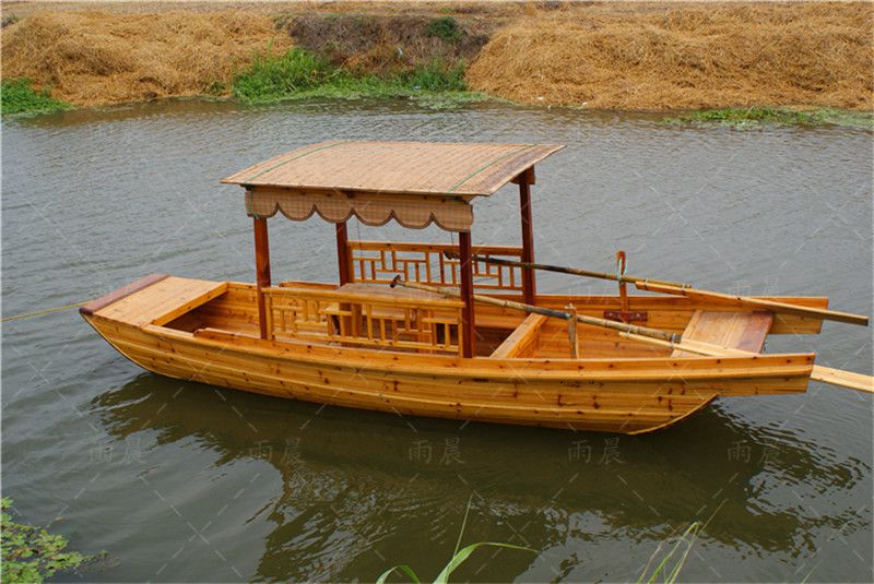 木头船哪儿有的卖安徽木船厂出售单蓬船 一个篷子的船 二个篷子