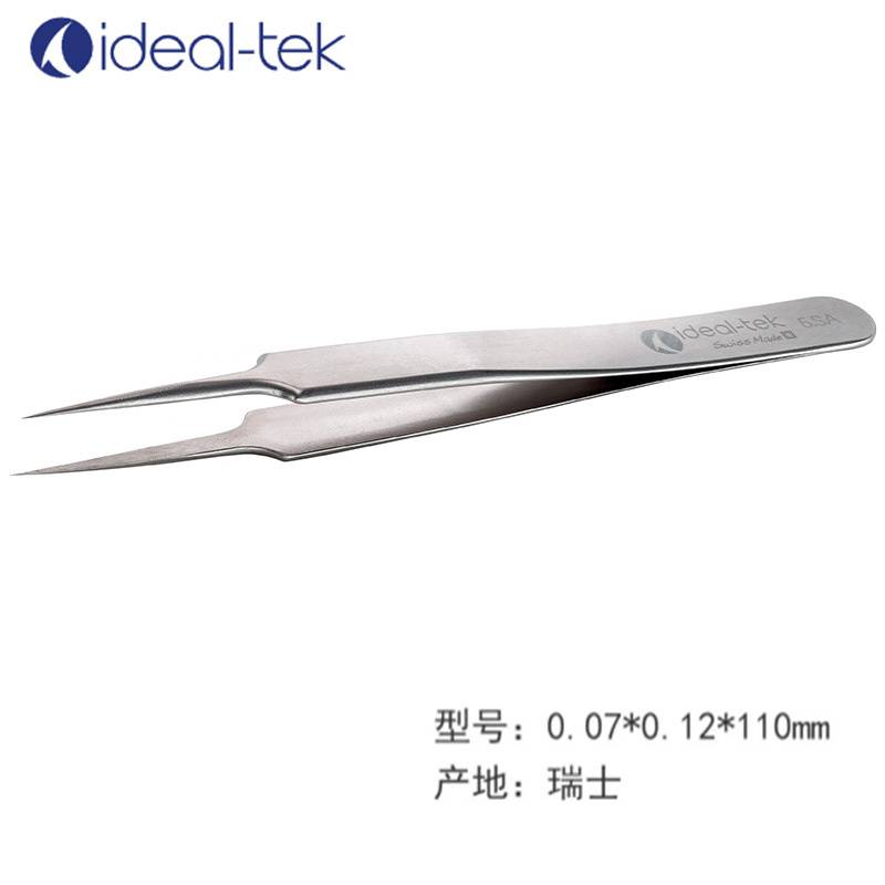 ideal-tek镊子5.SA 不锈钢抗磁尖头镊子微电子组装镊子