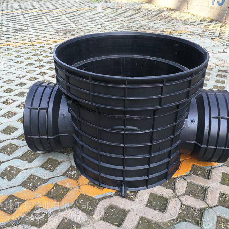 徐州塑料成品井厂家直销450流槽井 沉泥雨水井