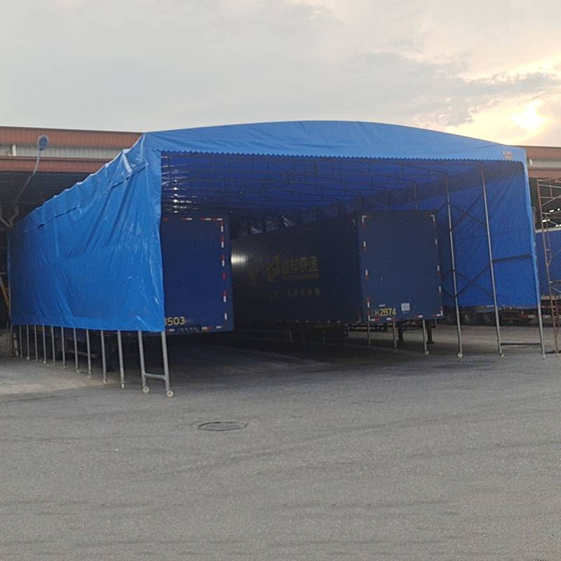 北滘推拉雨棚大型户外活动仓库雨棚厂家移动遮阳篷质保3年