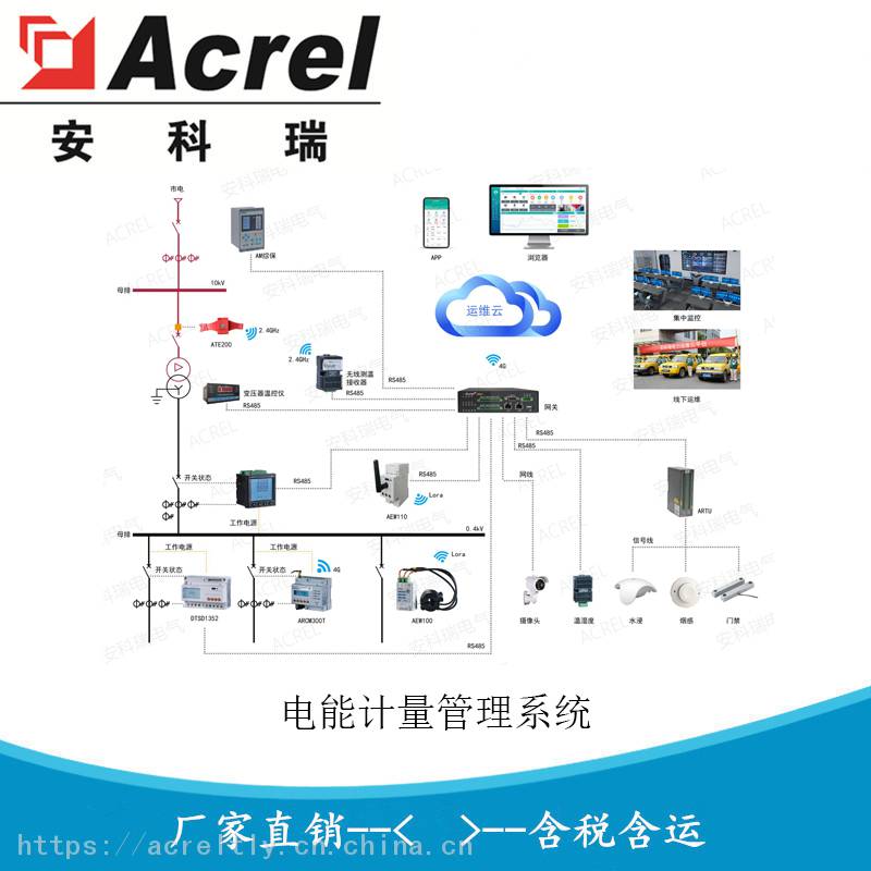 安科瑞电能管理系统电能检测预警系统电源监控系统Acrel-3000WEB