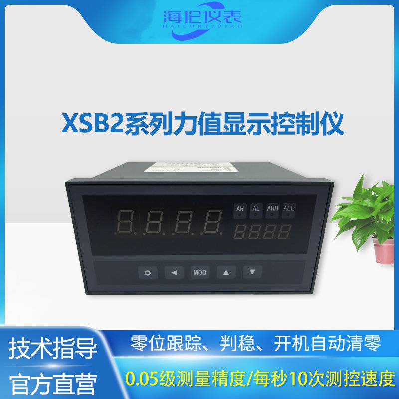 XSB2系列力值显示控制仪gao精度称重显示控制器置零报警谷值处理开关量输入