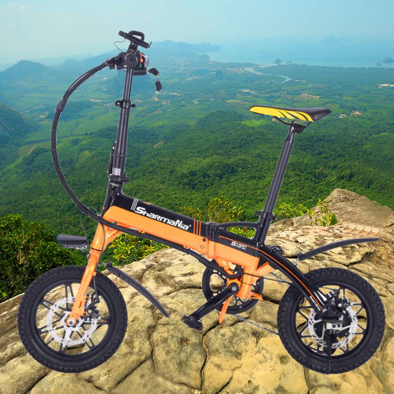 厂家批发14寸迷你折叠电动自行车代驾智能电动自行车支持加工定制电动自行车