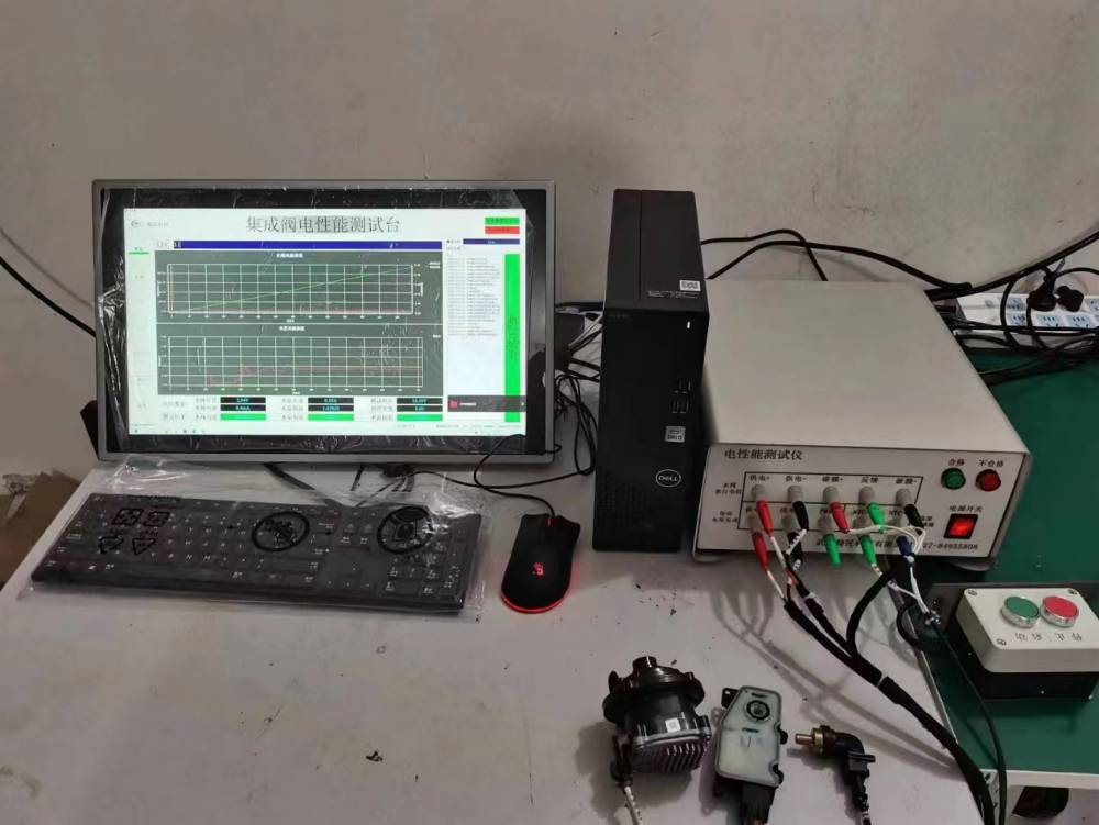 翰匠科技集成阀性能检测设备用于电流、电压、温度检测