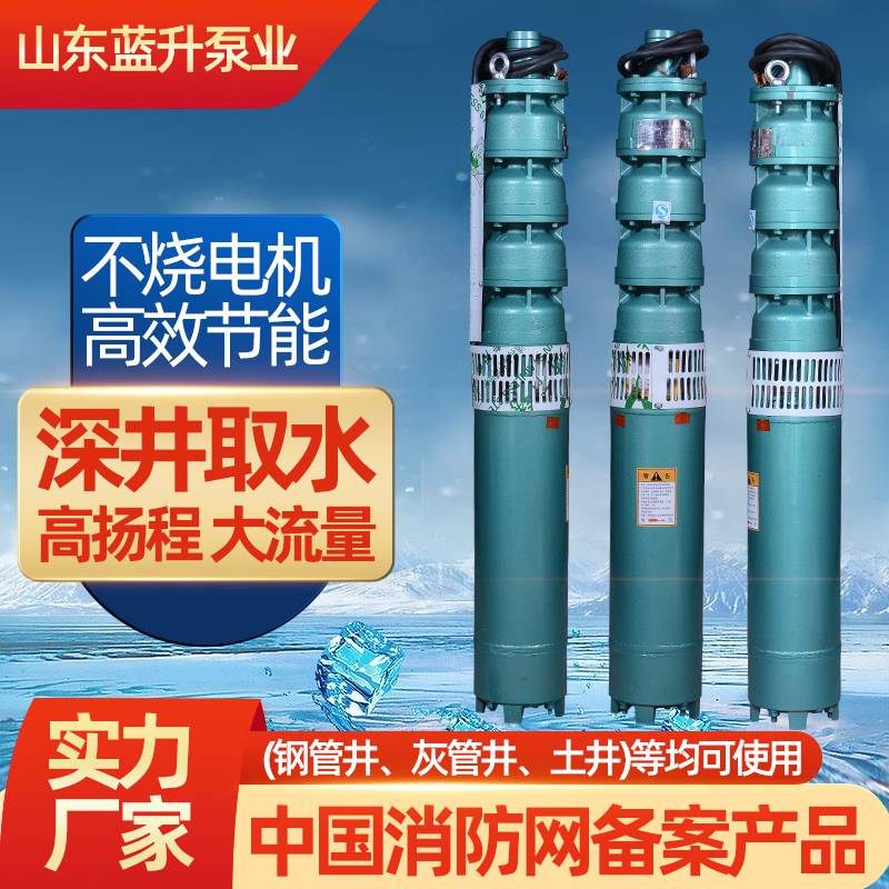 临沂QJ轴流深井消防泵CCCF证书齐全蓝升泵业报价
