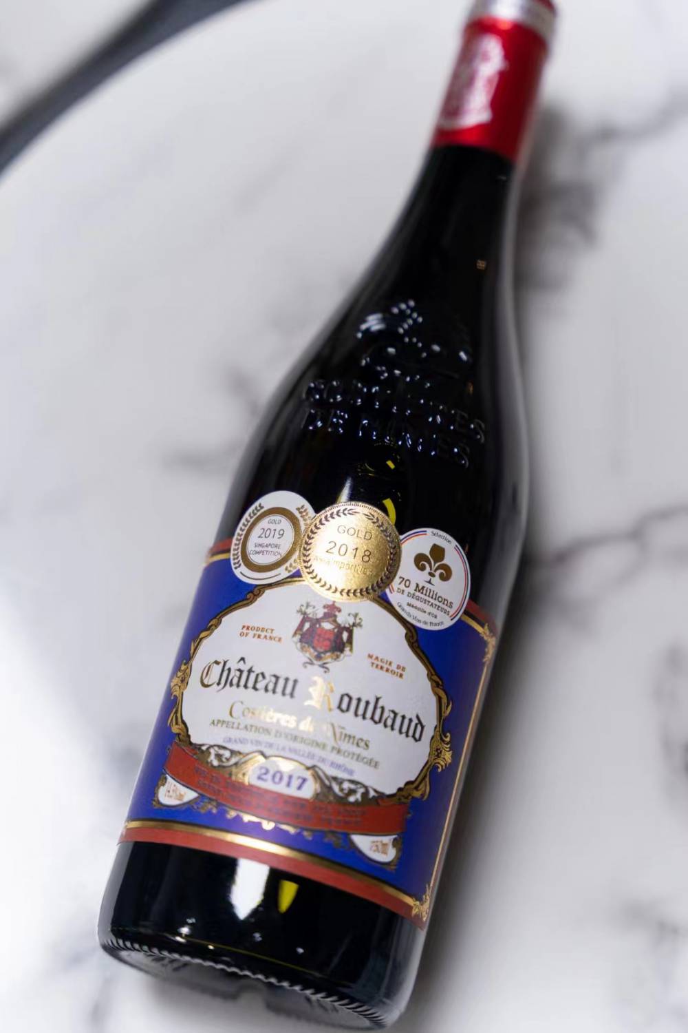 原瓶进口法国进口酒14度750毫升BB公爵一号B族红葡萄酒