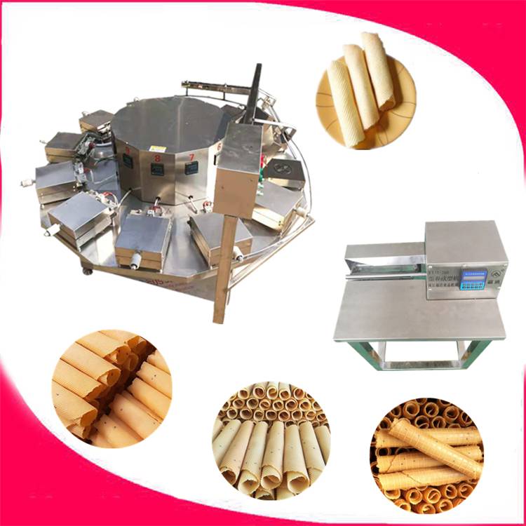 高产自动卷鸡蛋卷机器 全自动蛋卷机厂家做了二十年