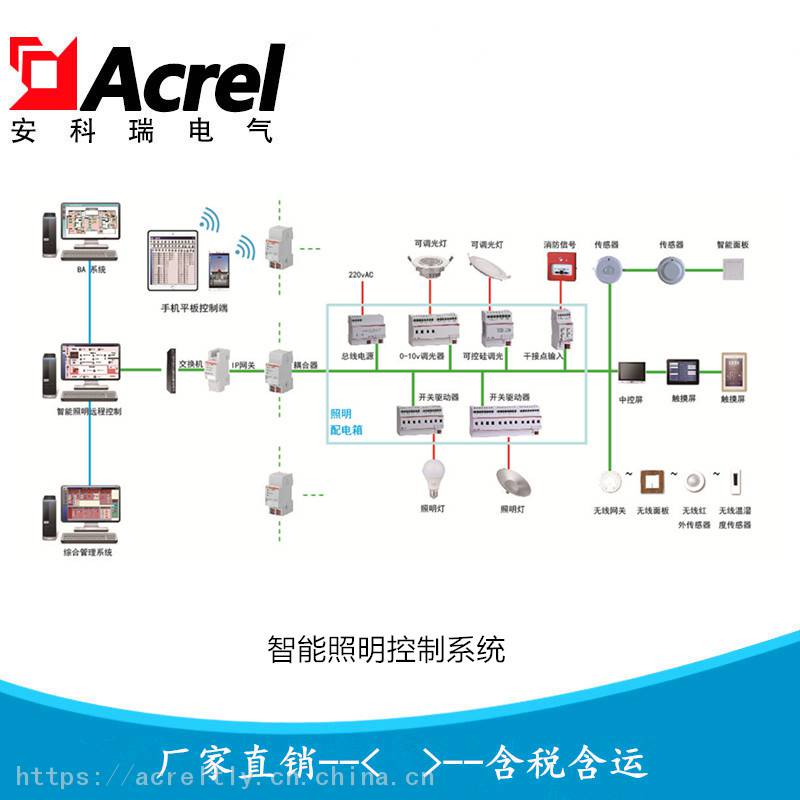 安科瑞工业智能照明控制系统KNX智能照明系统Acrel-BUS