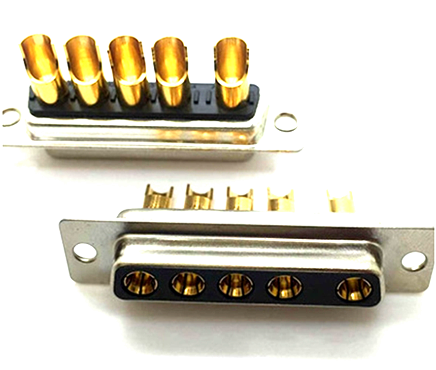 智远电器DB9-8TJ 插头 8芯20A 矩形高电流 航空插头插座