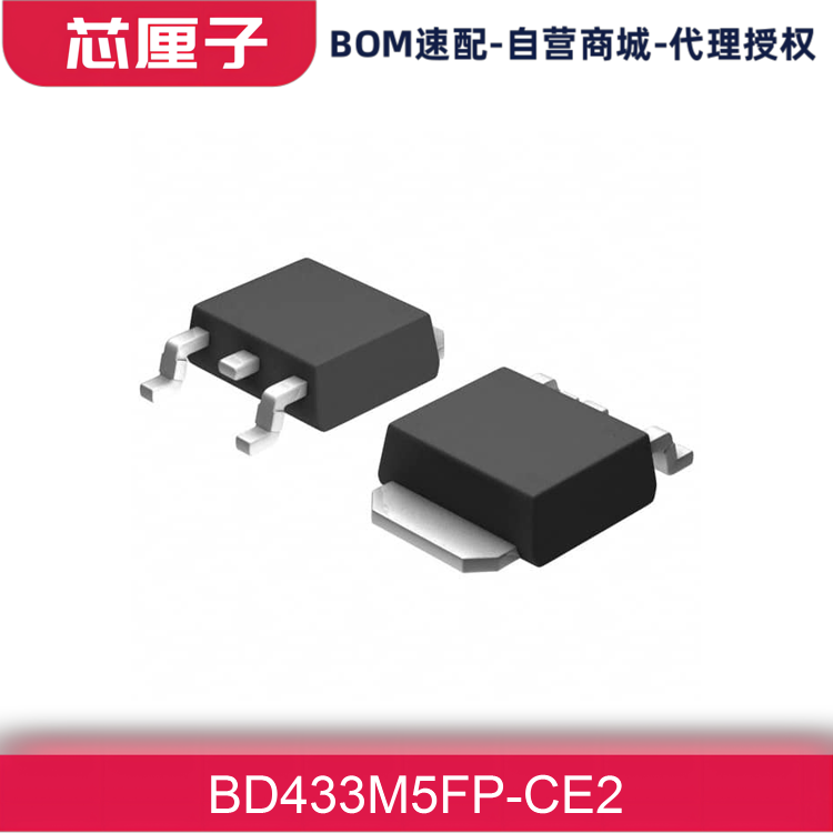 Rohm罗姆 稳压器 线性 电源管理 PMIC芯片 BD433M5FP-CE2