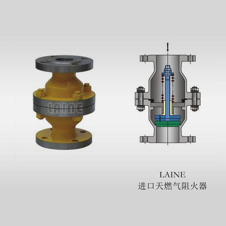 进口天燃气阻火器安装简单维修方便美国莱恩LAINE