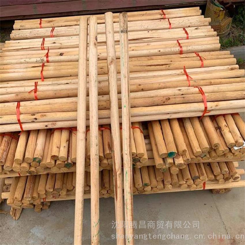黑龙江植树杆竹竿 园林绿化杆道路防护杆树苗支撑杆