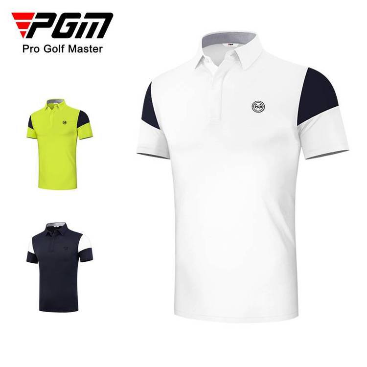 PGM新品高尔夫服装男士短袖t恤吸湿排汗弹力速干男装t恤衣服