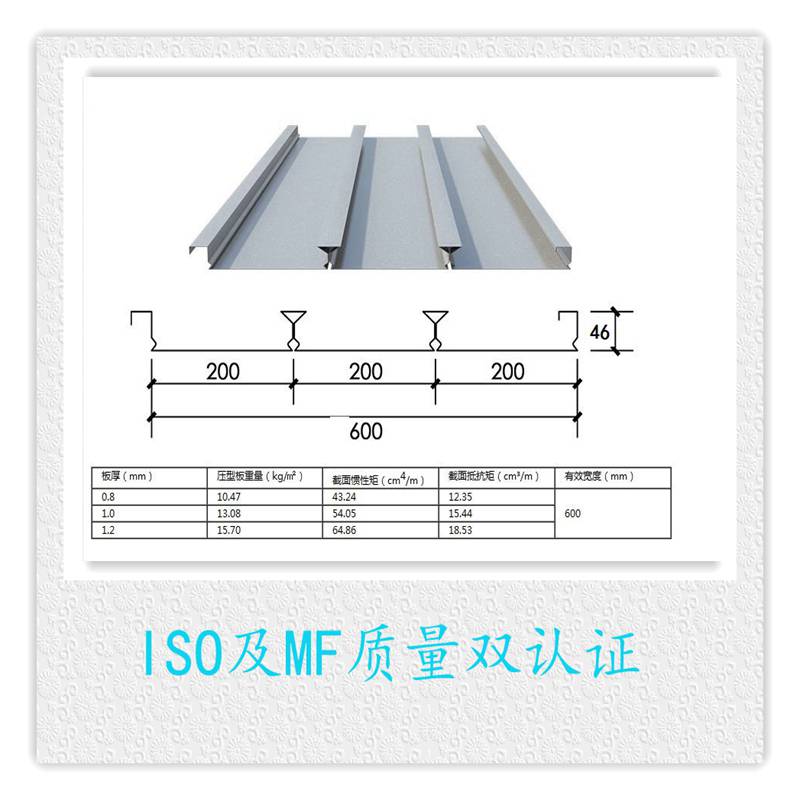 角驰820彩钢压型板厂家