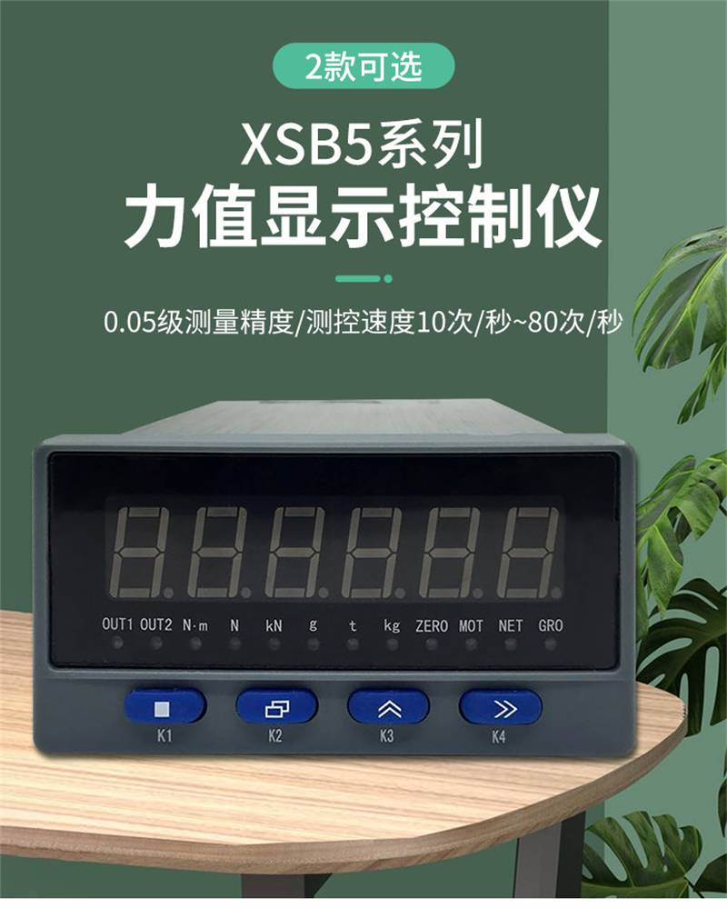 XSB5系列力值显示控制仪XSB5-AHK1R4MSV0力值显示控制器